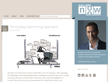 Tablet Screenshot of alexlangenow.com